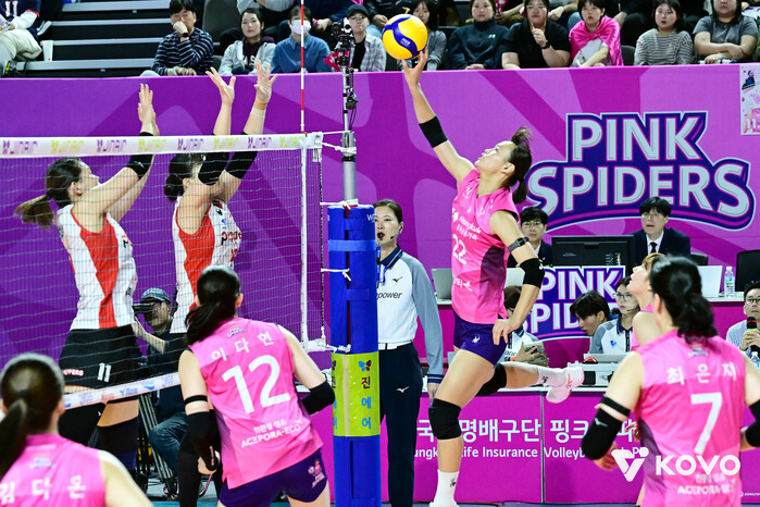 20일 흥국생명-페퍼저축은행전 경기 ...