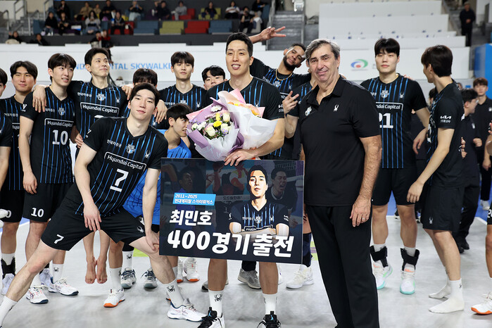 현대캐피탈 첫 경기 특별한 자리 마련...